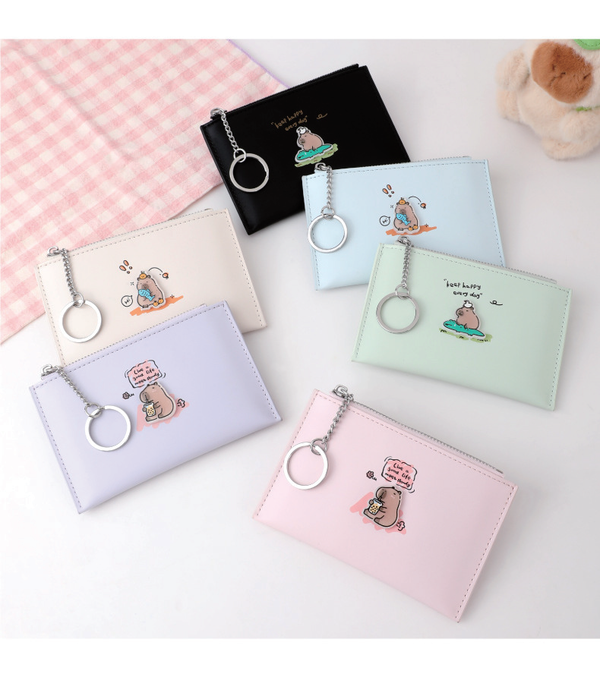 DIADIA custom Girls Wallet Small Cute Star Money Purse Credit Card ID Holder Women Pink